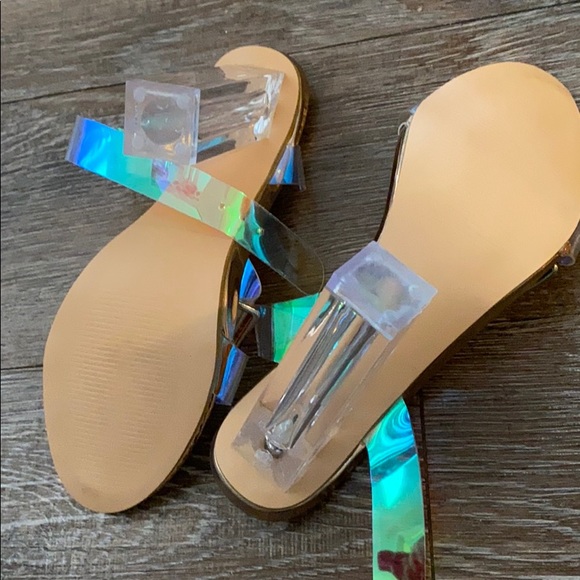 Clear Chunky Heels - Picture 5 of 5